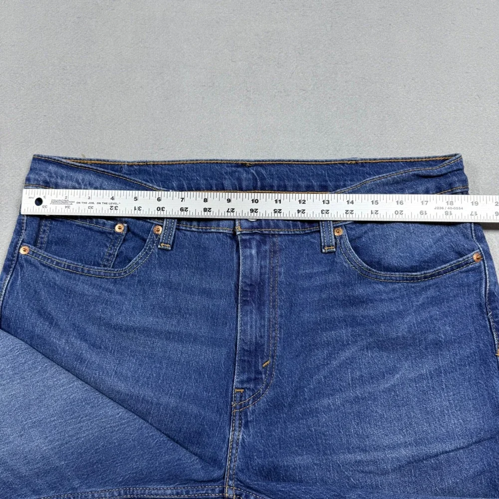 Levis 511 Slim Fit Jeans Mens 38x30 Medium Wash Denim Blue Pants